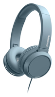 Philips 3000 series TAH4105BL/00 hoofdtelefoon/headset Bedraad Hoofdband Oproepen/muziek Blauw