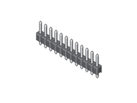 MPE-Garry 087-1-003-0-S-XS0-1260 accessoire pour carte de circuit imprimé (PCB) Embase à broches Noir, Métallique 1 pièce(s)