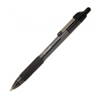 Zebra Pen Z-Grip Smooth Black Clip-on retractable ballpoint pen