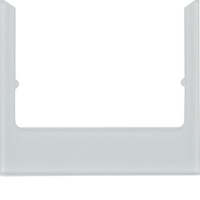 Berker 13196414 veiligheidsplaatje voor stopcontacten Aluminium