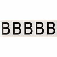 Brady 9714-B printer label Black, White Self-adhesive printer label