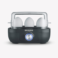 Severin EK 3166 egg cooker 6 egg(s) 420 W Black