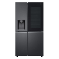 LG GSXV90MCDE kétajtós mélyhűtős hűtőszekrény Szabadonálló 635 L E Fekete
