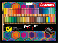 STABILO Point 88 ARTY stylo fin Multicolore 65 pièce(s)