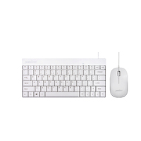 Perixx PERIDUO-212 Tastatur Maus enthalten USB Deutsch Weiß