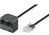 Microconnect MPK404 cable telefónico 0,2 m Negro