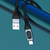 DUDAO USB-A - USB-C 1 m Czarny 6973687243678 - Kabel - Digital/Daten kabel USB USB A USB C