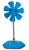 ARCTIC Breeze Country USB gadget Blauw Ventilator
