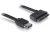DeLOCK Cable eSATAp / Micro SATA, 1m SATA-Kabel Schwarz