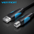Vention VAS-A14-B100 USB kábel 1 M USB 2.0 USB A USB B Fekete, Fehér