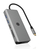 ICY BOX IB-DK4061-CPD Bedraad USB 3.2 Gen 1 (3.1 Gen 1) Type-C Grijs