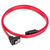 Akyga AK-CA-51 cable de SATA 0,5 m Negro, Rojo
