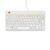 R-Go Tools Ergonomisch toetsenbord R-Go Compact Break, compact toetsenbord met pauzesoftware, AZERTY (FR), bedraad, wit