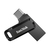 SanDisk Ultra Dual Drive USB flash meghajtó 128 GB USB Type-A / USB Type-C 3.2 Gen 1 (3.1 Gen 1) Fekete, Ezüst