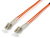 Equip LC/LС 62.5/125μm 1.0m száloptikás kábel 1 M OM1 Narancssárga