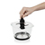 Cloer 6829 hachoir électrique 1,2 L Argent, Transparent