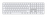 Apple Magic Tastatur USB + Bluetooth Portuguesisch Aluminium, Weiß