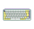Logitech POP Keys Wireless Mechanical Keyboard With Emoji Keys tastiera Universale RF senza fili + Bluetooth QWERTY Spagnolo Colore menta, Viola, Bianco, Giallo