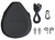Lenco HBC-200GY hoofdtelefoon/headset Draadloos Neckband Sporten Micro-USB Bluetooth Zwart