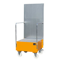 Cuve de rétention mobile avec plaque perforée