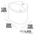 Article picture 3 - Gypsum wall light G9 :: oval