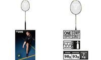 TALBOT torro Raquette de badminton Arrowspeed 199,noir/jaune (98001510)