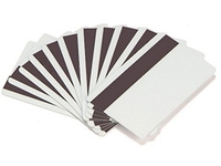 Plastikkarte - 30mil, 0.76mm mit unprogrammiertem Lo-Co Magnetstreifen (blanko), weiss