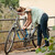 Relaxdays Zahlenschloss Fahrrad, sicheres Kettenschloss mit 5-stelligem Zahlencode, 120cm, Fahrradschloss Stahl, grün