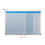Relaxdays Whiteboard, Wochenplaner, abwischbar, magnetisch, Planungstafel mit Stiftablage, Magnetwand 60 x 90 cm, weiß