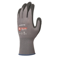 Skytec Tons TF-1 Grey/Black Foam Nitrile Gloves - Size 9
