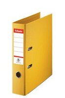 Esse Litree No. 1 Lever Arch File PP Slotted 75mm Spine A4 Yellow Ref 880027 [Pack of 10]