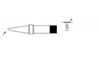 Lötspitze, Rundform, Ø 6.9 mm, (D x L) 5 x 33 mm, 425 °C, PT DD8