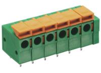 Leiterplattenklemme, 8-polig, RM 5.08 mm, 0,25-2,5 mm², 10 A, grün, MX 222-50808