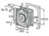 DC-Axiallüfter, 24 V, 92 x 92 x 38 mm, 280 m³/h, 73 dB, Kugellager, ebm-papst, 3