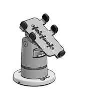 SpacePole Stack with MultiGrip plate for Castles VEGA3000 Mobile (no handle) - BLACK Holders
