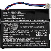 Battery 0.63Wh Li-Pol 3.7V 170mAh Black for Hotspot 0.63Wh Li-Pol 3.7V 170mAh Black for ZTE Hotspot 2AhR8-AT41, AT41, GD500,