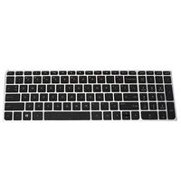 KB ISK STD BL BLK CURVE LM UK 736685-031, Keyboard, English, Keyboard backlit, HP, ENVY TouchSmart 17 Einbau Tastatur