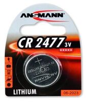 CR 2477 3V Lithium CR2477, Single-use battery, CR2477, Lithium, 3 V, 1 pc(s), Silver