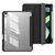 NEW YORK Mirror Pencil Case iPad 10.9 10th gen 2022. Black front/Transparent back. Corner protection Tablet-Hüllen