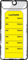 Schutzhüllen für Anhänger und Laufzettel - Transparent, 19 x 9.2 cm, PVC