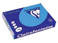 Clairefontaine Multifunctioneel Papier A4, 120 g/m², Azuurblauw (pak 250 vel)