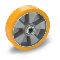 PU wheel on aluminium rim