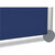 Tablón informativo para alfileres, tapizado de tela azul, A x H 1200 x 900 mm.