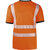 Camiseta protectora de advertencia, naranja brillante / gris, talla L, a partir de 10 unid..