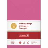 Briefumschläge C6 Nassklebung fuchsia VE=10 Stück