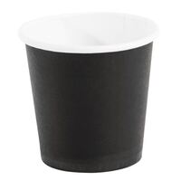 Pack of 1000 Fiesta Disposable Black Espresso Cups 112ml Cardboard