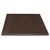 Bolero Square Table Top & Aluminium Base - Dark Brown - 30(H) x 600(W) x600(D)mm