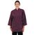 Chef Works Chef Jacket in Merlot with Pocket - Short Sleeves - XS