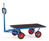 fetra® Handpritschenwagen, Ladefläche 1200 x 800 mm, nur Plattform, Zugöse, Vollgummiräder, Tragkraft 700 kg