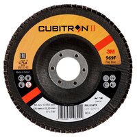 3M™ Cubitron™ II Fächerscheibe 969F, 125 mm x 22 mm, 80+, konisch